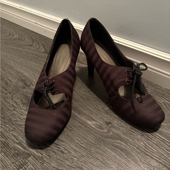 Ann Marino Black High Heals 9M - Picture 3 of 8